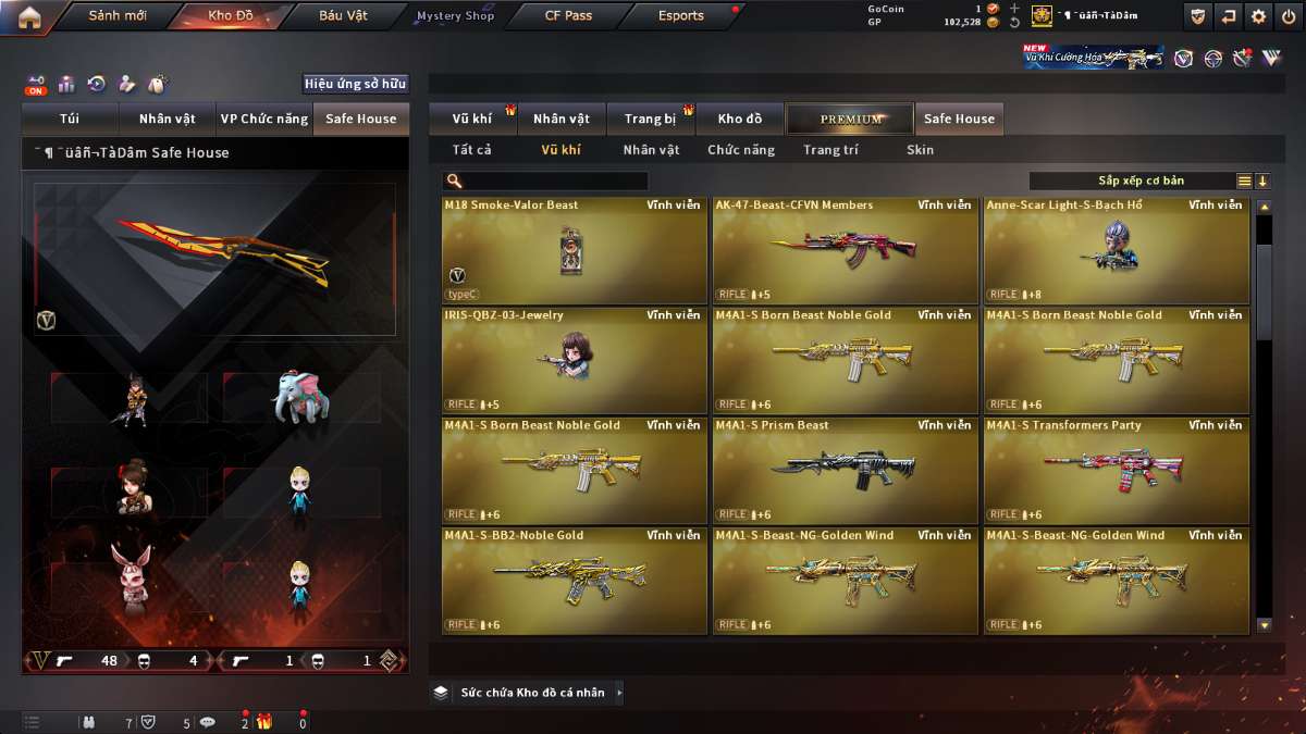 shop acc cf uy tin gia re